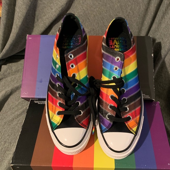 Converse Pride Chuck 70 Low Top LGBT Pride Shoes - Picture 4 of 8